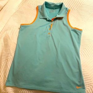 Women’s sleeveless golf polo